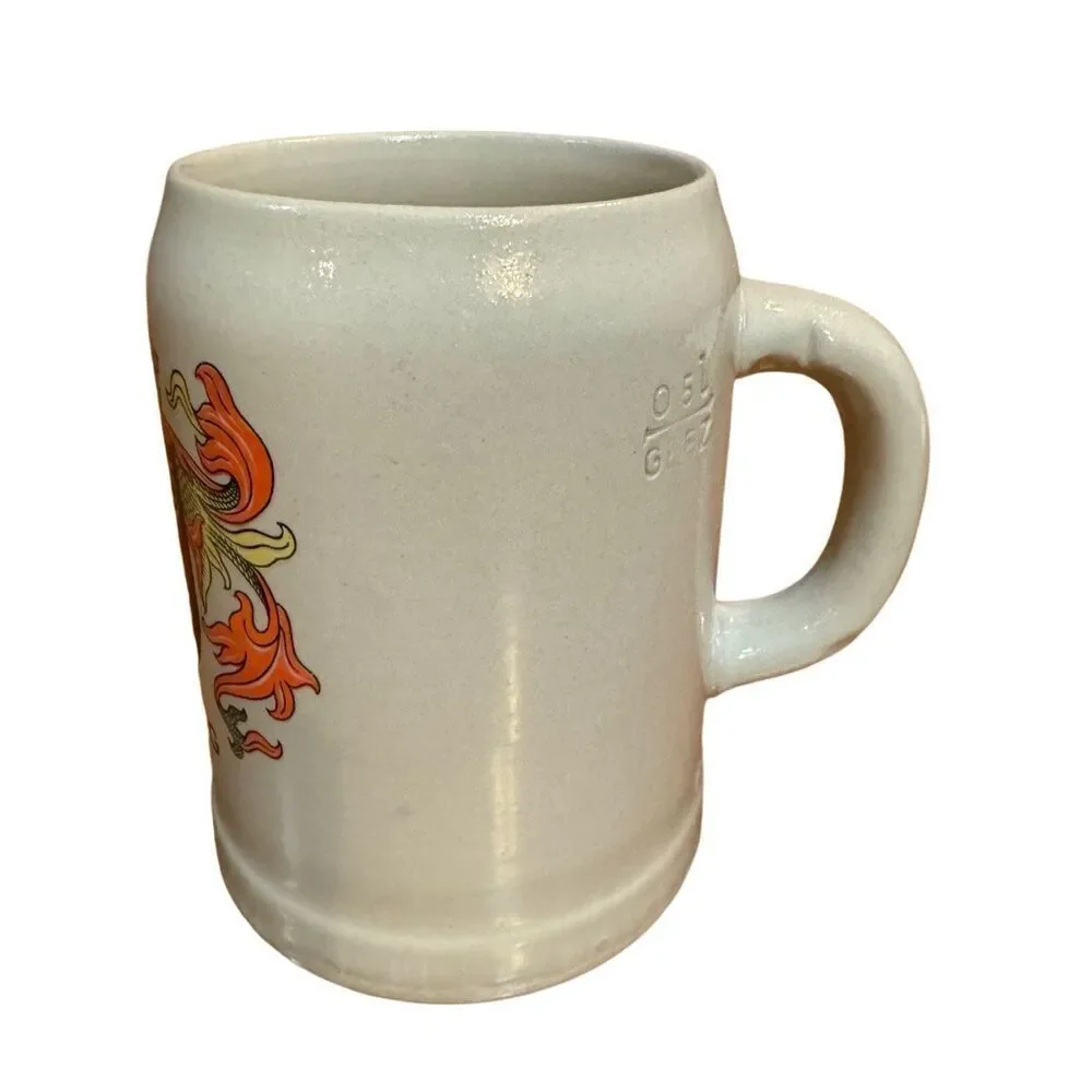 Vintage Heidelberg Stoneware Beer Stein Breweriana With‎ Crest Germany